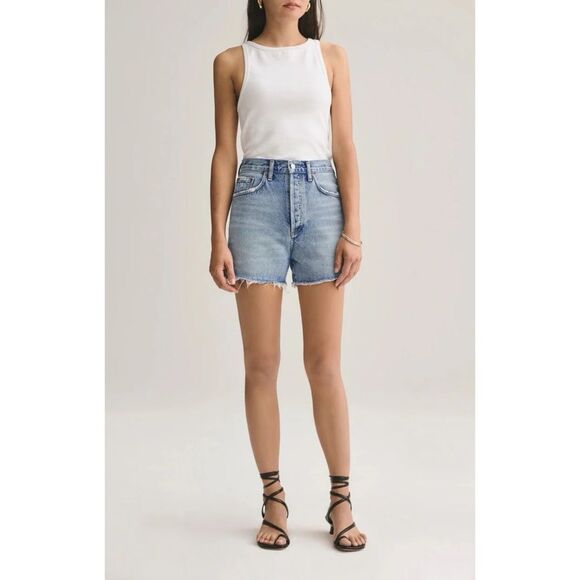 AGOLDE Dee Super High Rise Denim Short in Epic Size 29 - Picture 2 of 9